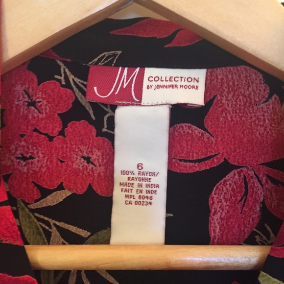 Vintage Boxy Fit 90s Floral Button Up Short sleeve - Picture 6 of 8